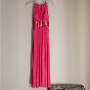 Pink prom dress only worn once